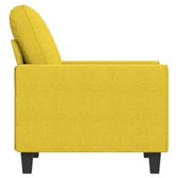 Fauteuil 60 cm stof lichtgeel - thumbnail