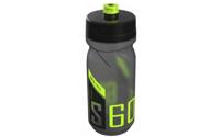 Polisport Bidon met schroefdop s600 - 600 ml - transparant zwart / zwart / lime groen - thumbnail