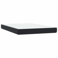 Boxspring met matras fluweel zwart 160x210 cm - thumbnail