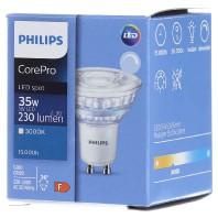 Philips LED GU10 Spot 3 Watt - 3000K - Dimbaar - thumbnail