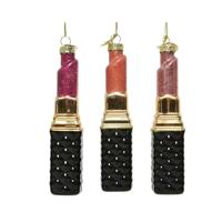Kerstornament Lipstick Assorti 1st - thumbnail