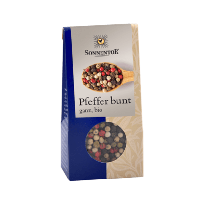 Sonnentor Peperkorrels gemengd bio 50 Gram