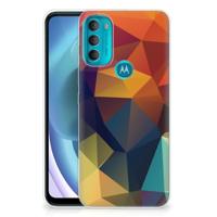 Motorola Moto G71 5G | TPU Hoesje | Polygon Color - thumbnail