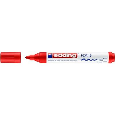 Textielmarker edding 4500 rond 2-3mm rood | 10 stuks