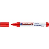 Textielmarker edding 4500 rond 2-3mm rood | 10 stuks - thumbnail