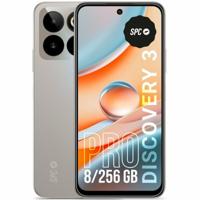 SPC Discovery 3 Pro Smartphone, 6,7 inch IPS 120 Hz, intern geheugen 256 GB, RAM 8 GB, drievoudige camera IA 50 MP, voorzijde 32 MP, NFC, eSIM, Android 14, 5000 mAh batterij met snel opladen, kleur - thumbnail
