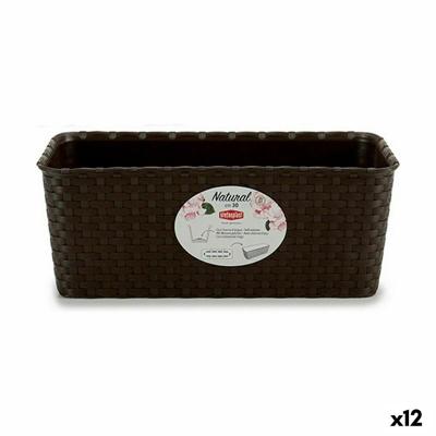 Plantenbak Stefanplast Plastic 13 x 11 x 28,5 cm 28,5 x 11 x 13 cm (12 Stuks)