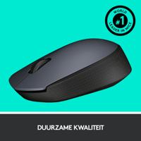 Logitech M170 Muis Radiografisch Optisch Grijs, Zwart 3 Toetsen 1000 dpi - thumbnail