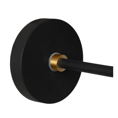 Lucide BEREND - Wandlamp Badkamer - 1xG9 - IP44 - Zwart