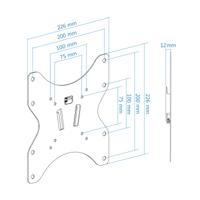 Vaste TV Support TooQ LP1242F-B 23" 35 kg - thumbnail