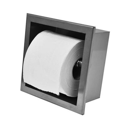 Inbouw Toiletrolhouder Wiesbaden RVS (zonder Klep) Inbouw Toiletrolhouder Wiesbaden RVS (zonder Klep)