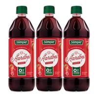 Slimpie - Aardbei Siroop - 3x 650ml - thumbnail