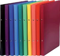 Ringband Exacompta A4 2-rings O-mech 15mm PP assorti - thumbnail