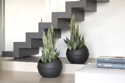 Bama sfera bloempot 23l 40.5x32 cm antraciet Bama sfera bloempot 23l 40.5x32 cm antraciet