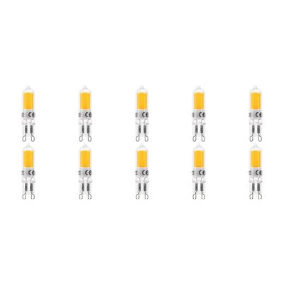 Velvalux LED Lampen Set 10 Stuks - G9 Fitting - Dimbaar 3W - 6000K Helder Wit