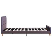 Bedframe zonder matras stof taupe 135x190 cm - thumbnail