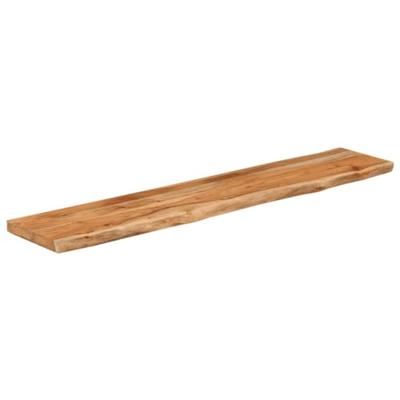 Wandschap rechthoekig natuurlijke rand 100x30x3,8 cm acaciahout Wandschap rechthoekig natuurlijke rand 100x30x3,8 cm acaciahout
