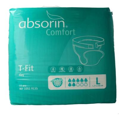 Absorin Comfort t-fit day maat L (15 st)