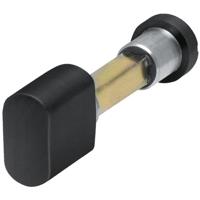 WC knop/stift zwart WC 8mm - thumbnail