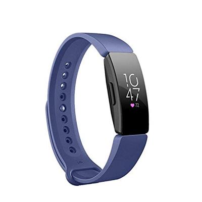 Fitbit Inspire 1 / HR / Ace 2 siliconen bandje - Maat: Large - Navy blauw
