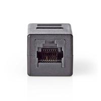 CAT6-Netwerkadapter | RJ45 (8P8C) Female - RJ45 (8P8C) Female | Zwart - thumbnail