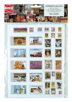 Busch 6030 H0 reclameposters uit de jaren 80 (Duitstalig) Bouwpakket - thumbnail