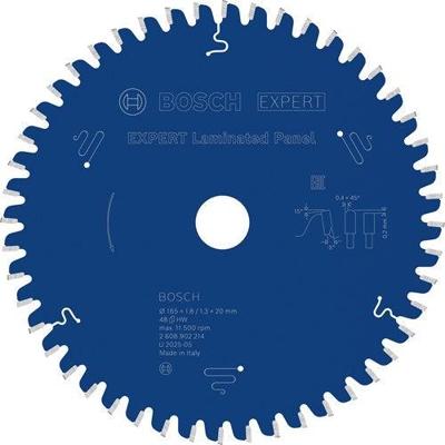 Bosch Accessoires expert laminated panel-cirkelzaagblad | 165 x 1,8/1,3 x 20 mm | t48 - 2608902214 Bosch Accessoires expert laminated panel-cirkelzaagblad | 165 x 1,8/1,3 x 20 mm | t48 - 2608902214