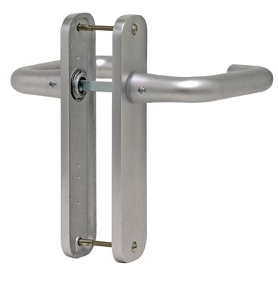 Ivana deurkrukken op schild - Economy 404 - WC 72 - F1 - deurdikte 38/43mm - 46881