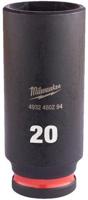 Milwaukee Accessoires shockwave slagdop 3/8" diep 20mm | 1 stuk - 4932480294 - thumbnail