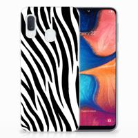 Samsung Galaxy A20e | TPU Hoesje | Zebra - thumbnail
