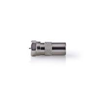 Nedis Satelliet- en Antenne-Adapter | F-Male naar IEC Male | 1 stuks - CSGB41953ME CSGB41953ME - thumbnail