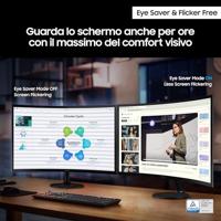 Samsung PC-monitor S36GD, afmeting 24 inch – VA-paneel, FHD resolutie (1920 x 1080), 100 Hz, kantelbaar, VESA 75 x 75, contrast 3000:1, Eye Saver Mode, Flicker Free, HDMI (1,4), VGA, - thumbnail