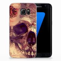Silicone Back Case Samsung Galaxy S7 Edge Skullhead - thumbnail