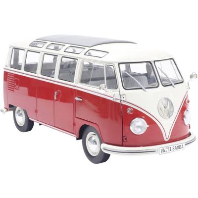 Solido Auto Volkswagen (VW) T1 21 WINDOWS rood/wit Kant-en-klaar model Personenauto (model)