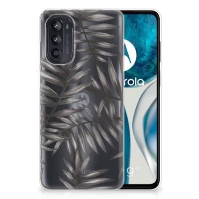 Motorola Moto G52/G82 | TPU Case | Leaves Grey Motorola Moto G52/G82 | TPU Case | Leaves Grey