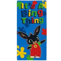 Bing Bunny Strandlaken Bing Thing - 70 x 140 cm - Blauw - thumbnail