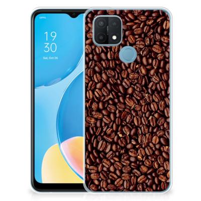 OPPO A15 | Siliconen Case | Koffiebonen