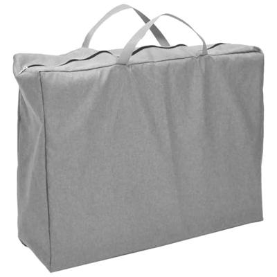 VidaXL Babybox met matras linnen lichtgrijs