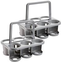 Cti Flessendrager 28 x 32,5 x 23,5 cm - Blauw , set van 2 stuks - thumbnail