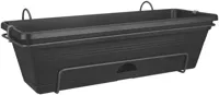 Elho green basic balkonbak 50 living black all in one - thumbnail