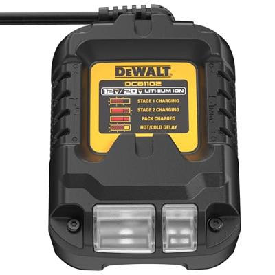 DeWalt Accessoires DCB1102E2-QW 18V XR POWERSTACK kit: DCB1102 lader | 2x Compact POWERSTACK accu - DCB1102E2-QW - thumbnail
