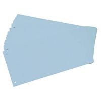 Oxford verdeelstroken 24 x 10,5 cm, 2-gaats, blauw, 100 stuks - thumbnail