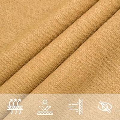 VidaXL Zonnezeil 160 g/m² rechthoekig 3x6 m hdpe zandkleurig