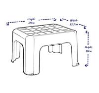 Kruk 30 x 25 x 18 cm Polypropyleen - thumbnail