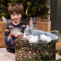 Pluche knuffel Floppy Choopy Husky - GIPSY TOYS - 22 cm - Grijs/Wit - thumbnail