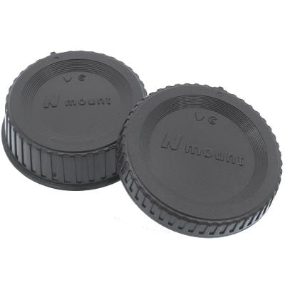 Kamera Express Bodydop en Achterlensdop voor Nikon F