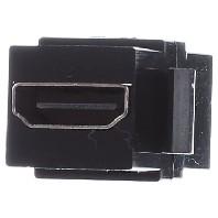 Merten MEG4583-0001 HDMI Inzetstuk Zwart 1 stuk(s) - thumbnail