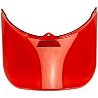 Melon helmvizier vista visor uv400 rood transparant - thumbnail