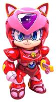 Samurai Pizza Cats Sofubi Addict Vinyl Figure Pururun (2nd Color Special Edition) 21 cm - thumbnail