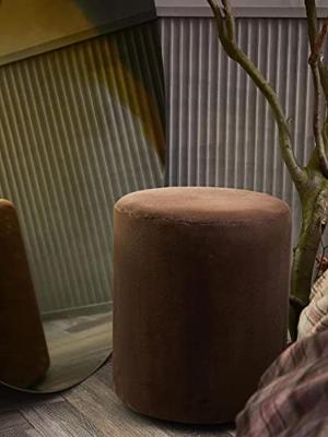 Essenza Furry Poef Chocolate